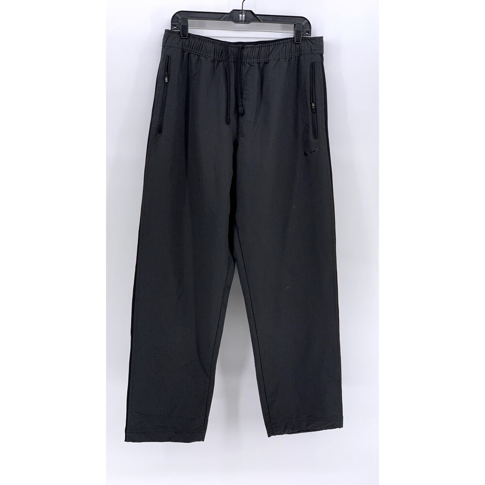 NIKE Men's Black Solid Training Active Pants SZ L